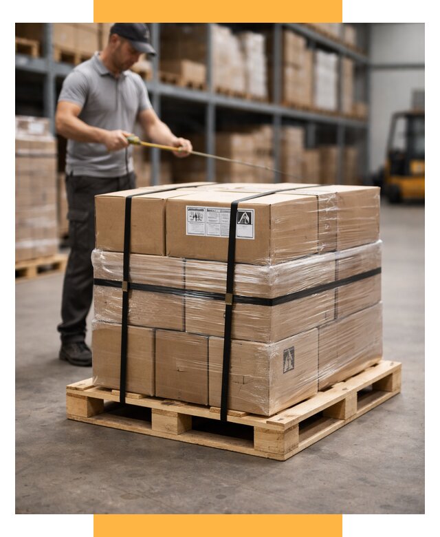 Упаковка и паллетирование грузов от 3657 р. | СетСервис-Блх