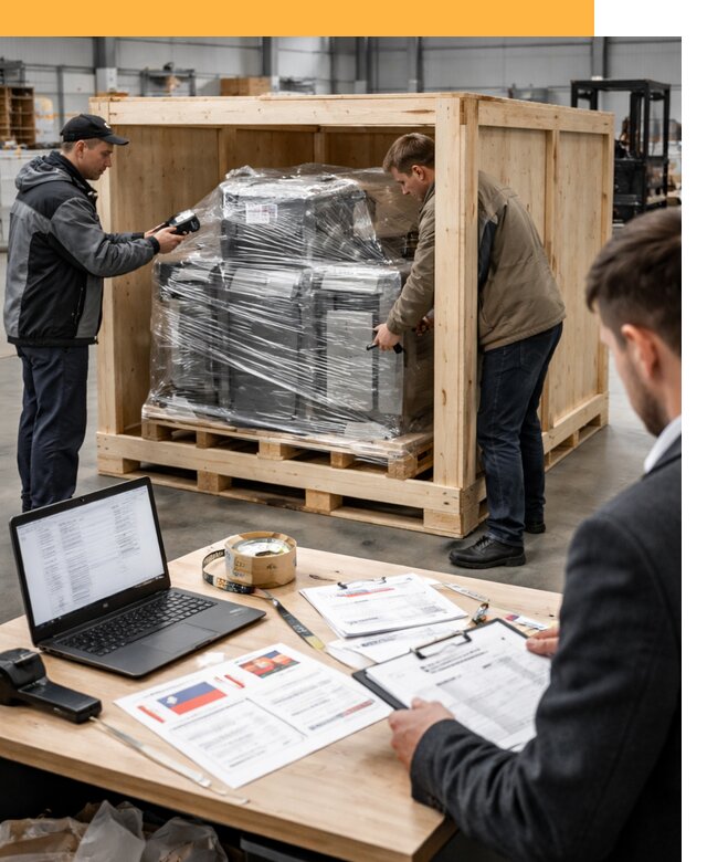 Доставка промышленного оборудования из США от 67912 руб