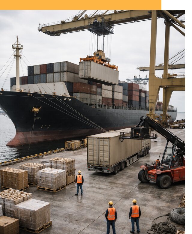 Морские перевозки из Индии: доставка FCL/LCL, таможня от 125376