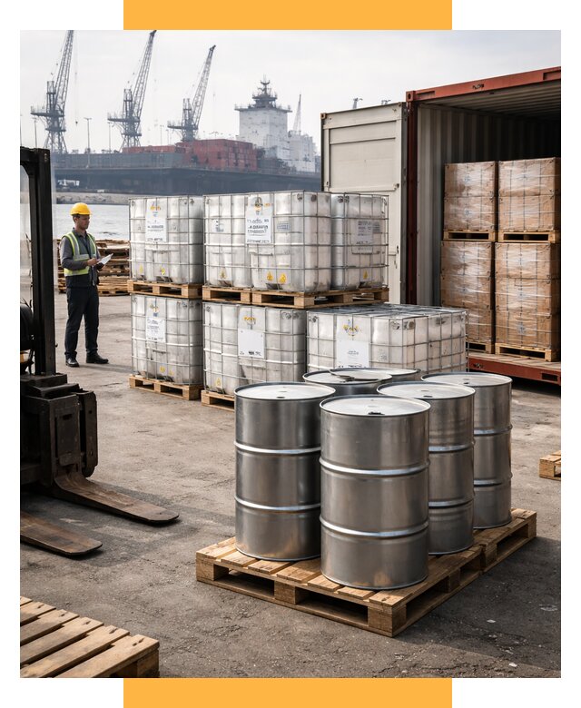 Доставка химического сырья из Индии от 261200 р. | СетСервис-Блх