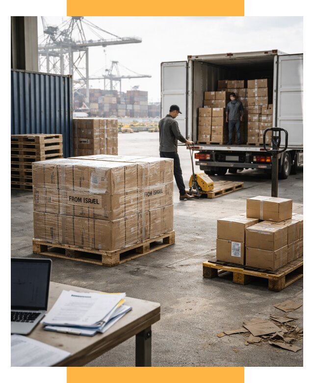 Доставка грузов из Израиля от 15672 р., логистика от СетСервис-Блх