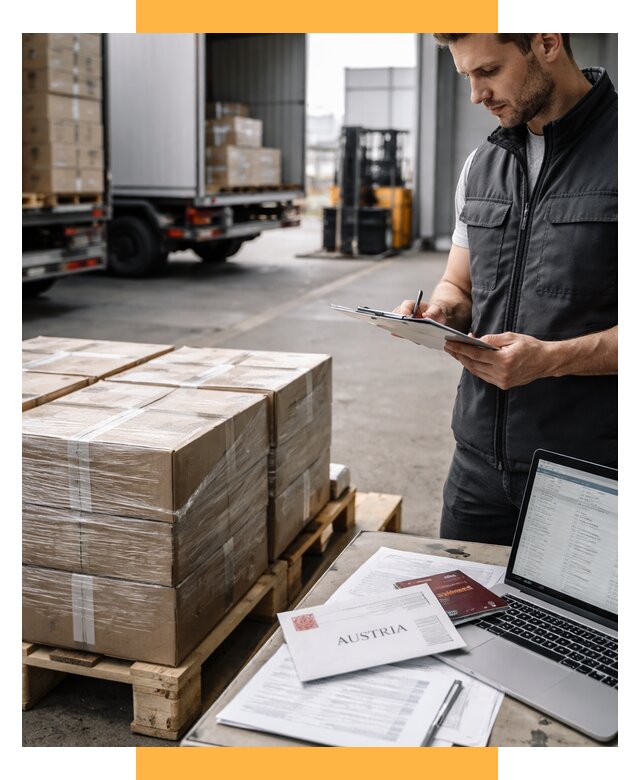 Доставка в Австрию от 67912 р. Логистика и экспорт СетСервис-Блх