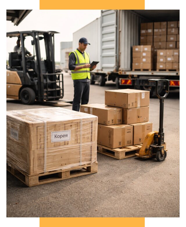 Доставка грузов в Корею из России от 36568 р. | СетСервис-Блх