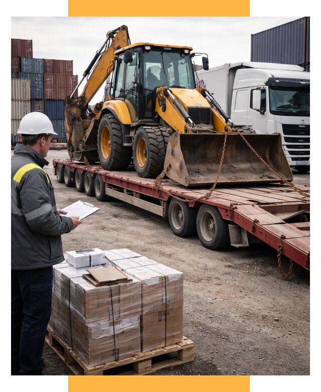 Международная перевозка спецтехники от 47016 р., СетСервис-Блх