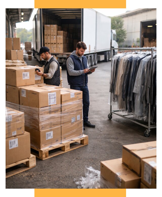 Перевозка и доставка одежды из Китая от 7836 р., СетСервис-Блх