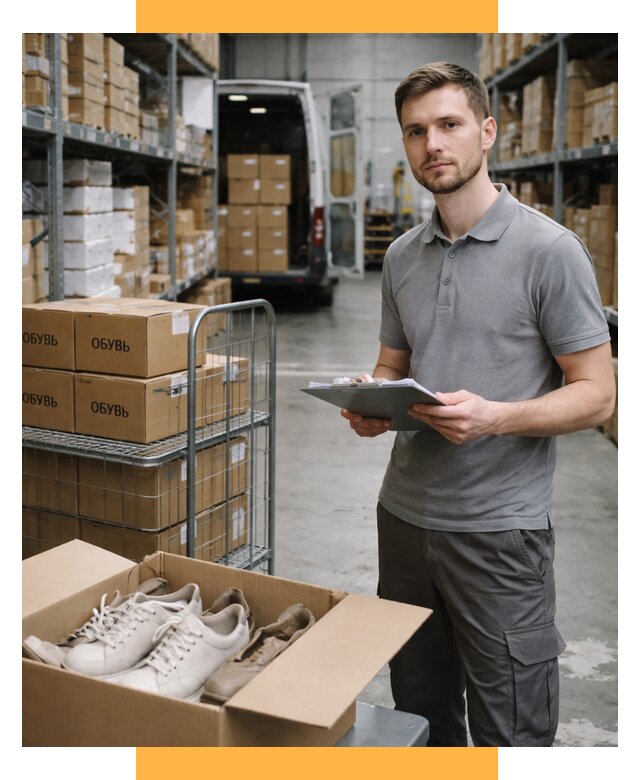 Доставка обуви из Китая и Турции от 4702 р. СетСервис-Блх