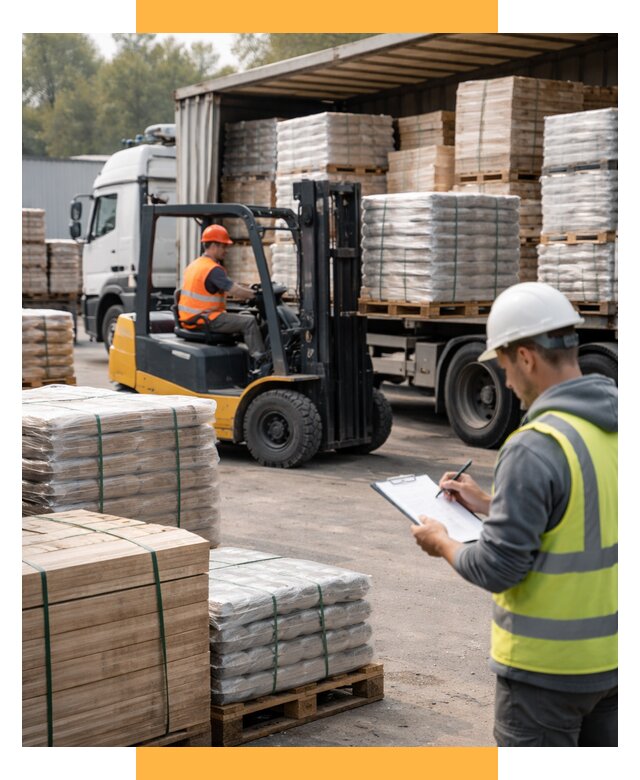 Перевозка строительных материалов от 5746 р. | СетСервис-Блх