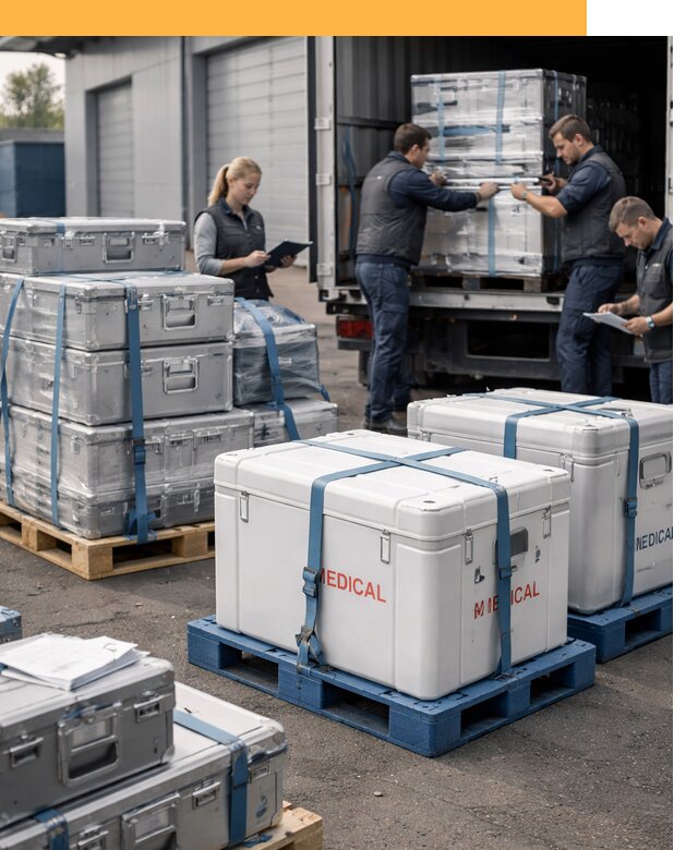 Перевозка медицинского оборудования по всему миру от 15672 руб