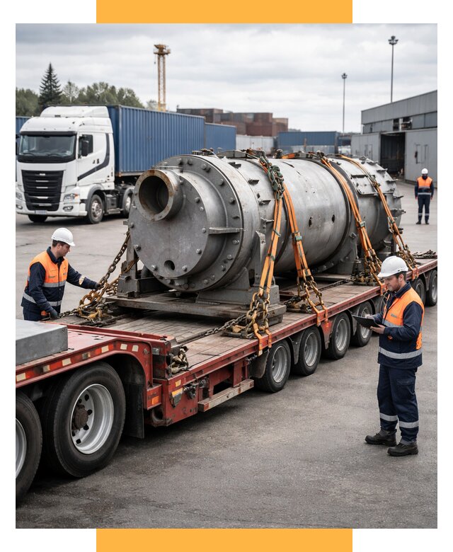 Перевозка тяжеловесных грузов под ключ от 156720 р. | СетСервис-Блх