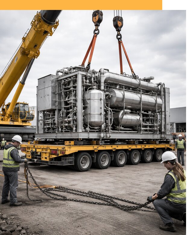 Перевозка тяжеловесных грузов по миру от 156720 руб