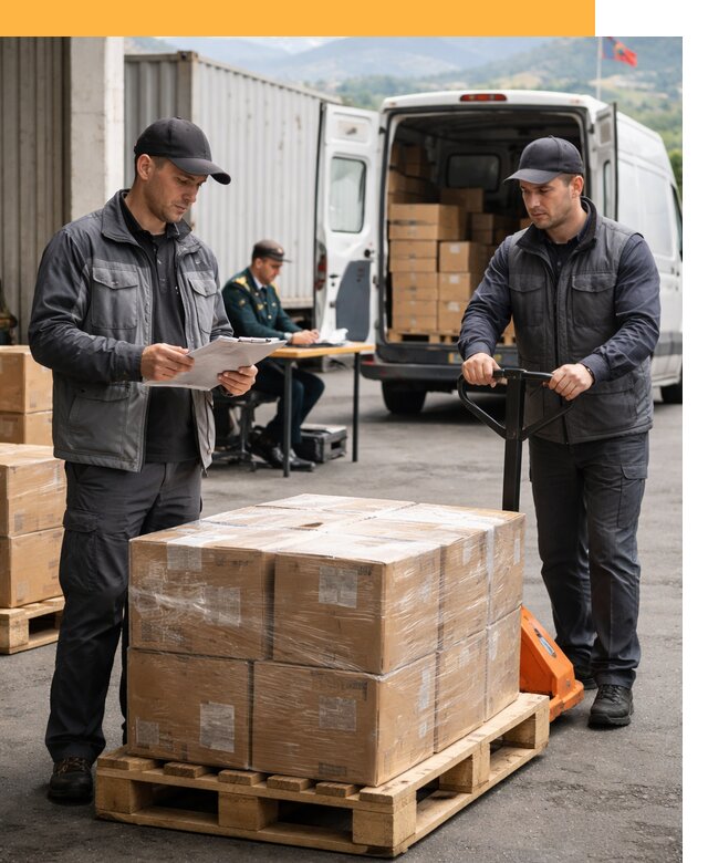 Доставка грузов через Армению, быстрая таможенная очистка от 26120