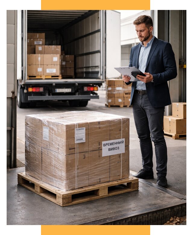 Временный вывоз товаров под ключ от 8358 р. | СетСервис-Блх