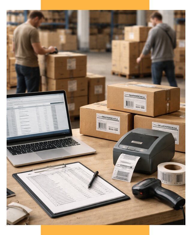 Маркировка импортных товаров от 4702 р. под ключ, СетСервис-Блх